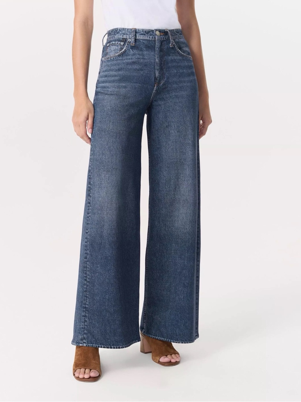 Rag & Bone Miramar rb Miramar Sofie High Rise Wide-Leg Pant Jeans in Kimber Wash